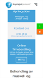 Mobile Screenshot of naprapatsenteret.no